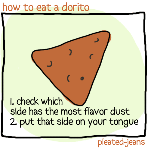How To Eat Dorito