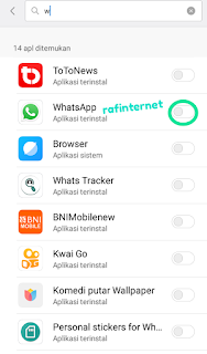 Cara mengunci whatsapp tanpa aplikasi tambahan di android