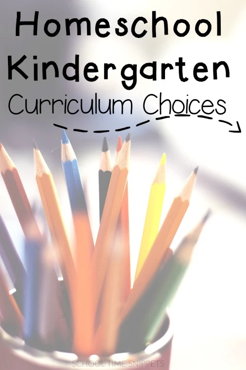 Curriculum Choices Kindergarten