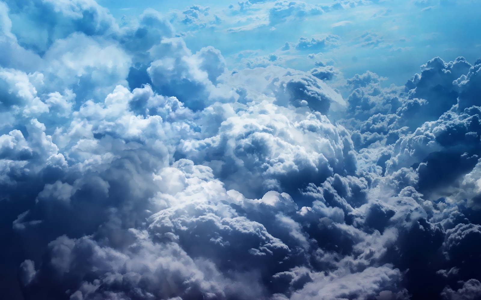 1920x1080 Sky Blue Clouds Digital Art 4k Laptop Full HD 1080P ,HD