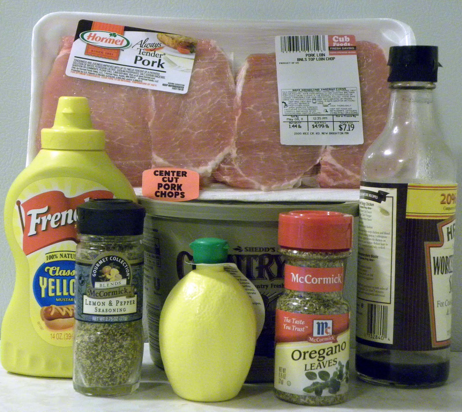 All Things Created Pork Diane with Baked Sweet Potatoes