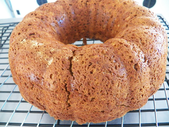 Candied Ginger and Pumpkin Bundt Cake