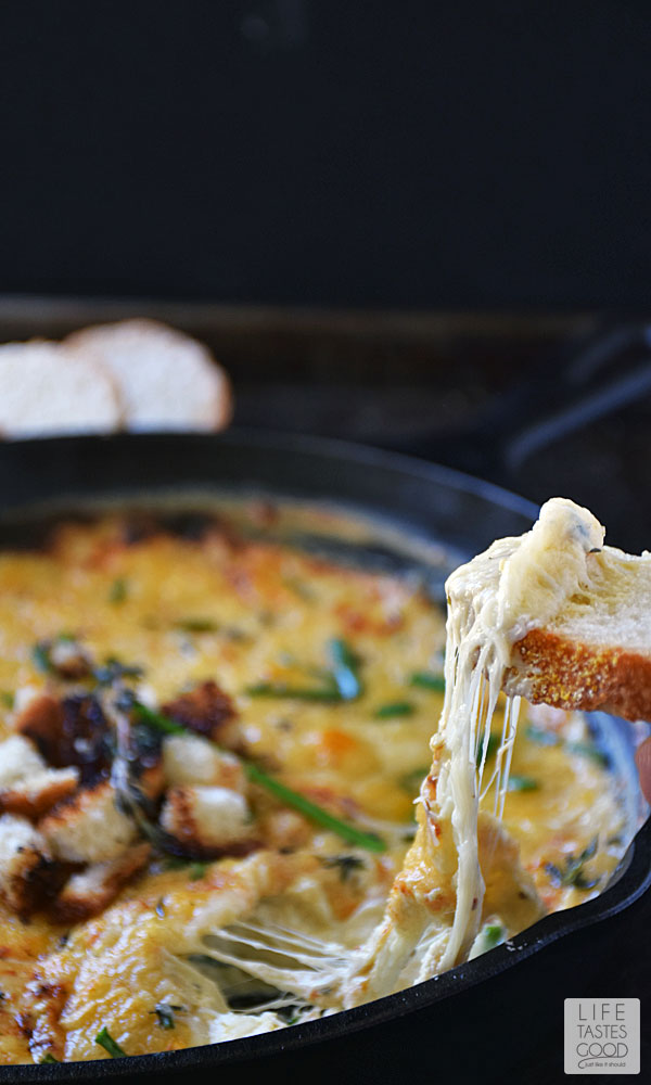 Skillet French Onion Soup Dip Life Tastes Good