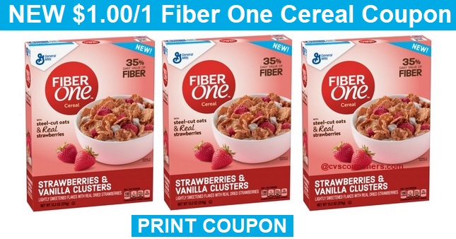Fiber One Cereal Coupons Save 1 00 1 PRINT NOW CVS Couponers Fiber One Cereal Coupons Save 1 00 1 PRINT NOW CVS Couponers