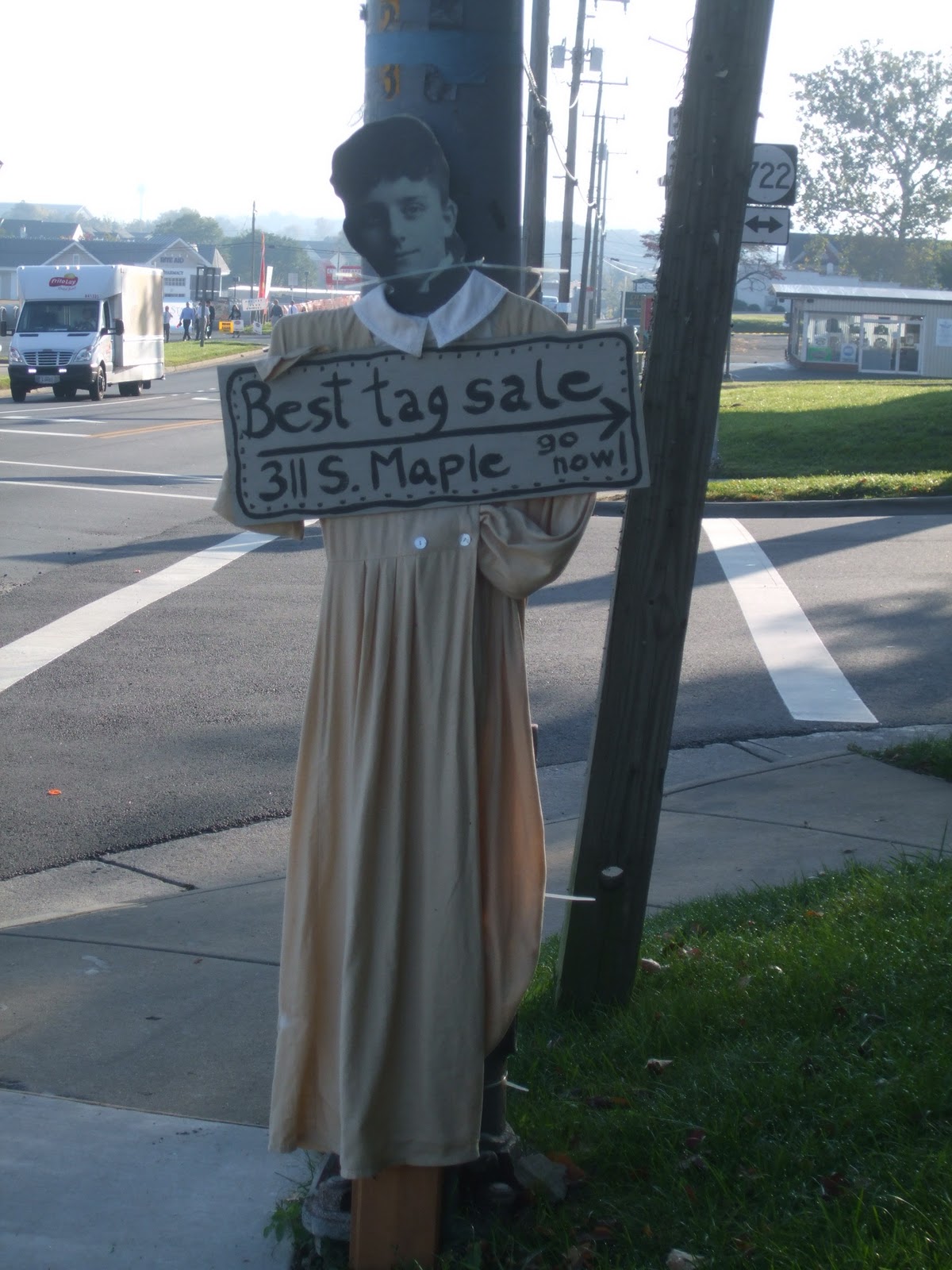 Bittersweet Design Studio Curb Appeal via Yard Sale Signs