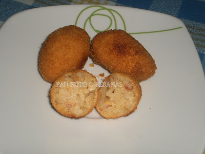  CROQUETAS DE ARROZ Y BACÓN 