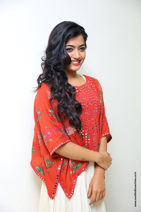 Rashmika Mandanna at Chalo teaser launch