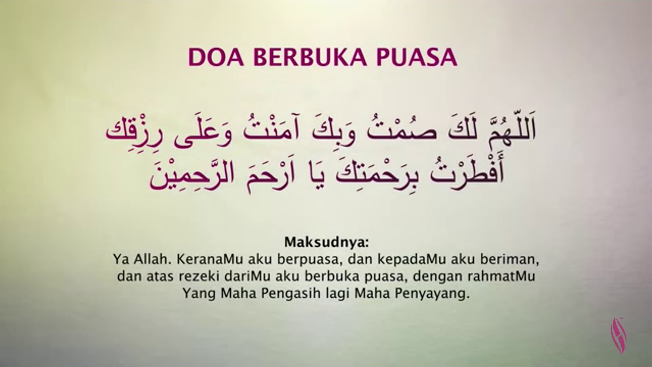 Niat Ganti Puasa Ramadhan / Perempuan yang mendapatkan