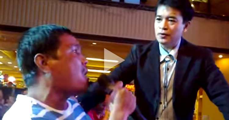 Renz Verano found his voice alike on the audience
