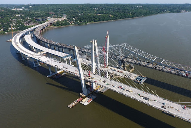 El nuevo puente Tappan Zee de Nueva York se abrirá al tráfico en agosto