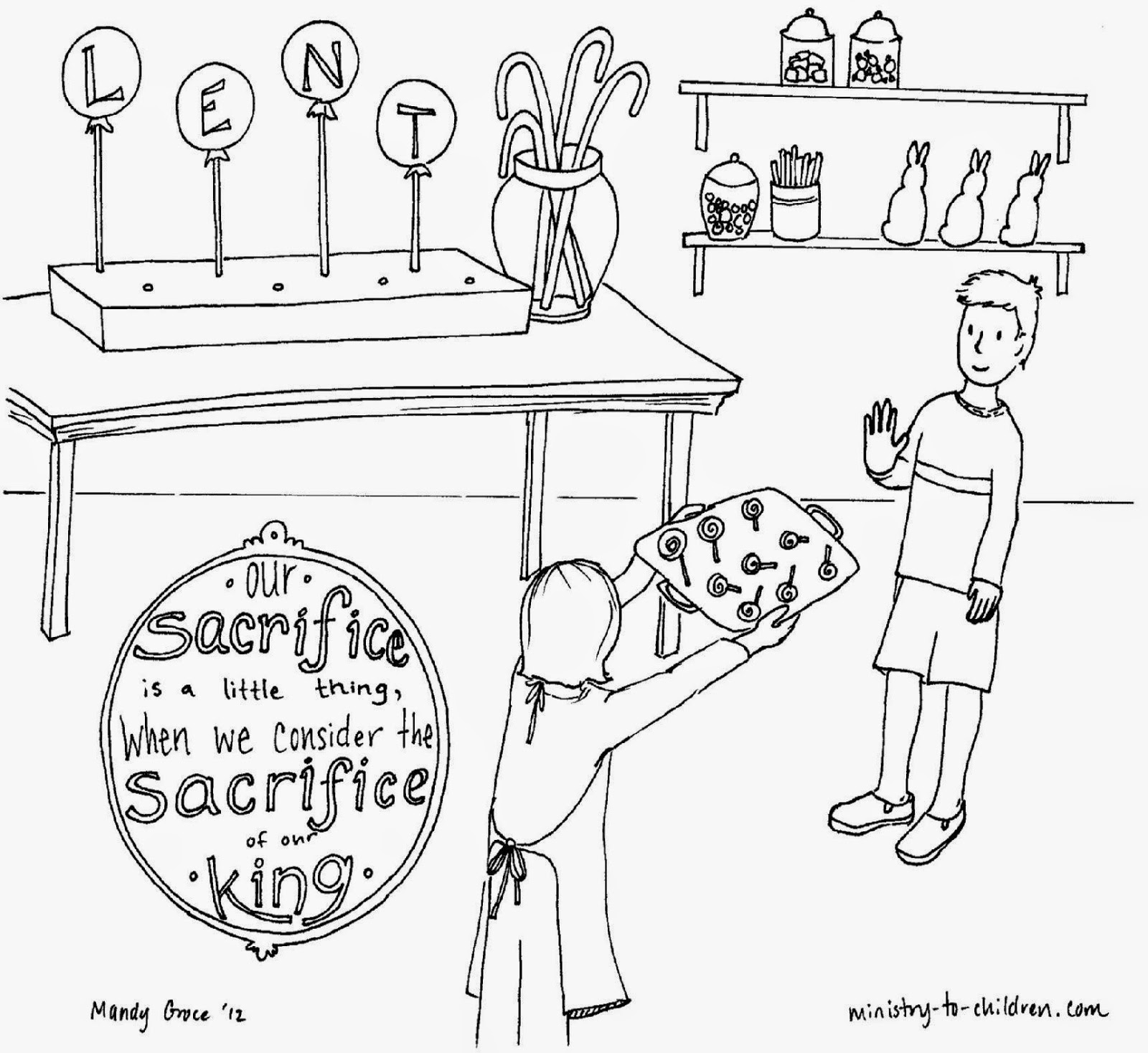 coloring pages for lent - photo #30