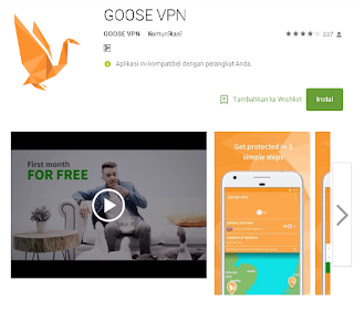 Goose VPN di android