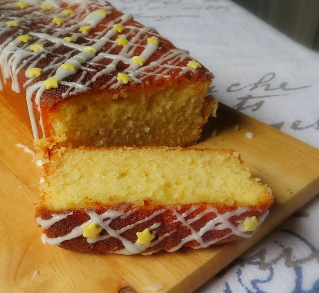 Lemon Curd Drizzle Cake