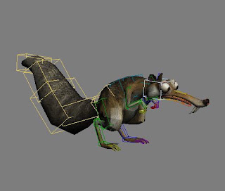 RigsArena - Free Rigs for 3ds Max: Ice-Age Scrat Rigged 3ds Max