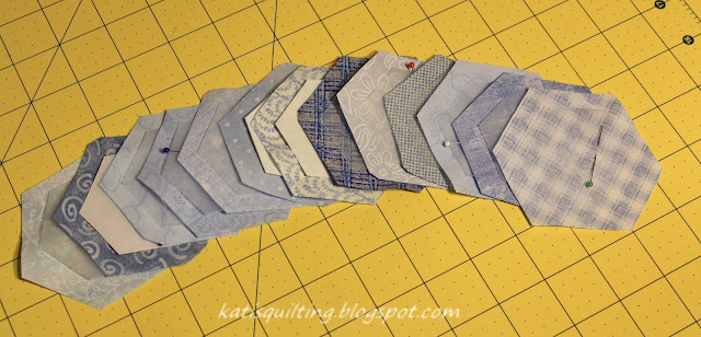 How to make quilted hexagons