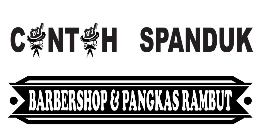 Download Spanduk  BARBERSHOP  PANGKAS RAMBUT Keren Blog 