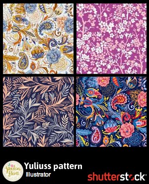 Buy my patterns on Shutterstock