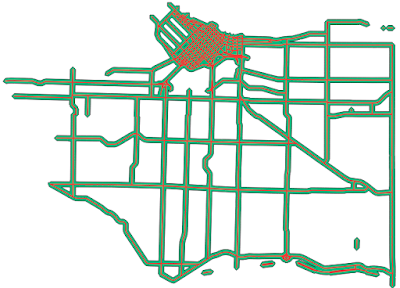 Arterial road buffer