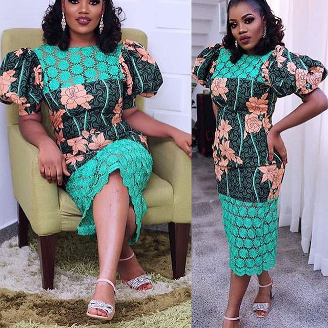 Stylish Ankara and Lace Combination Styles for Ladies DeZango Fashion