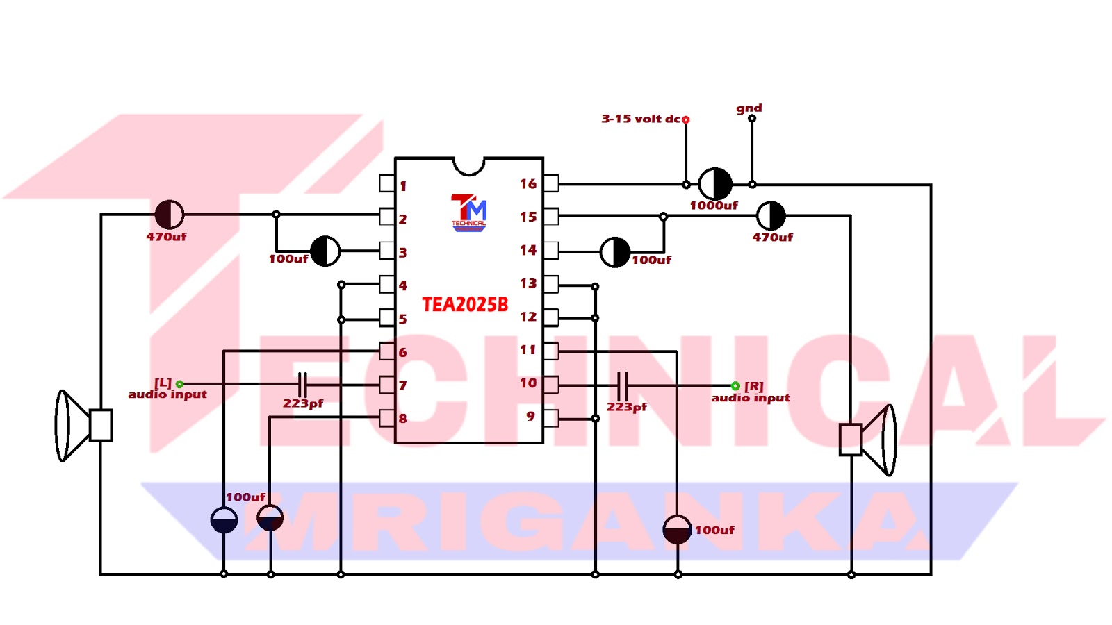 Tea2025b Ic Circuit Diagram
