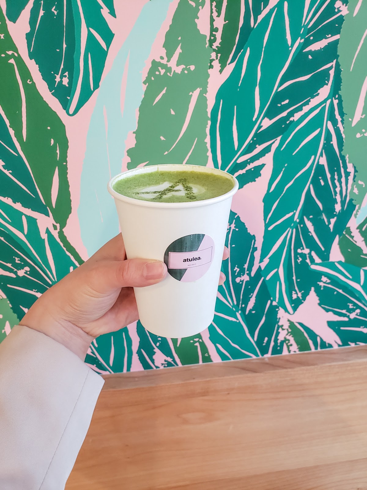 Seattle blogger green tea latte art kfclovesyou foodie