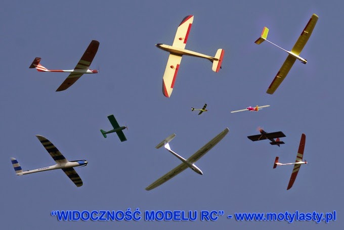 Widzialność i kolorystyka modeli latających RC