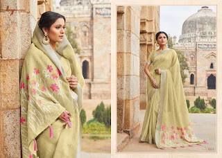 LT fabric Naisha Line Silk bridal Saree