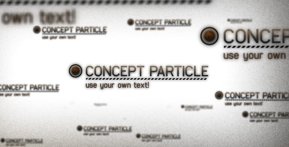 Concept Particle - AE CS3 Project File