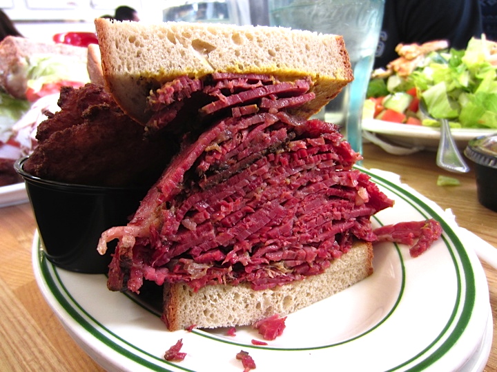 Penn Appétit Chow Now Corned Beef Sandwich at Famous 4th Street