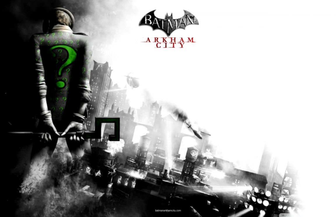 Riddler Batman Arkham City Wallpaper Wallpapers Memes