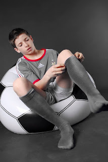 gray soccer socks cute boy teen model nike