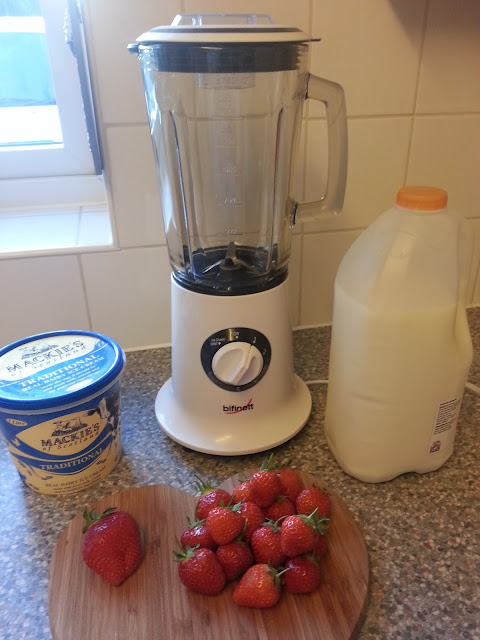 Strawberry Milkshake Ingredients