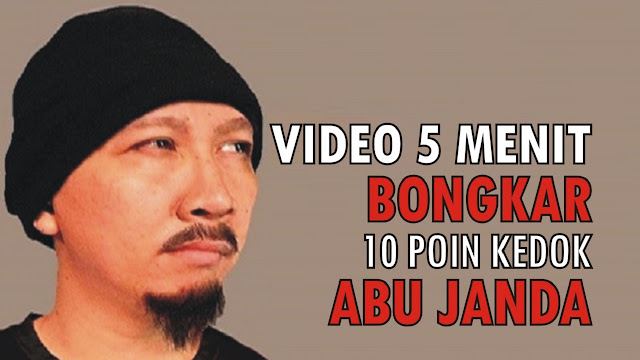 Abu Janda Tak Berkutik Semuanya Dibongkar,  ini 10 Adegan Abu Janda 