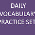 DAILY VOCABULARY PRACTICE TEST SET - 11