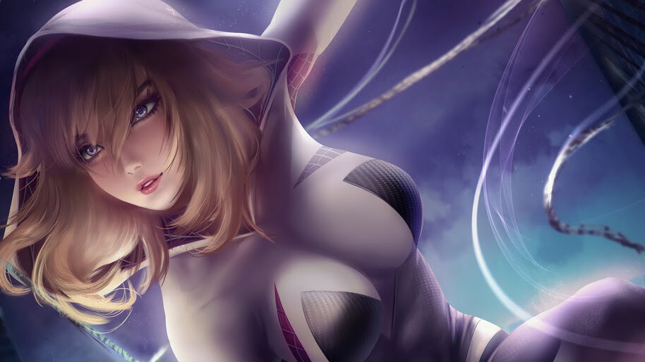 Spider-Gwen, Gwen Stacy, Marvel, Comics, 4K, #6.2010
