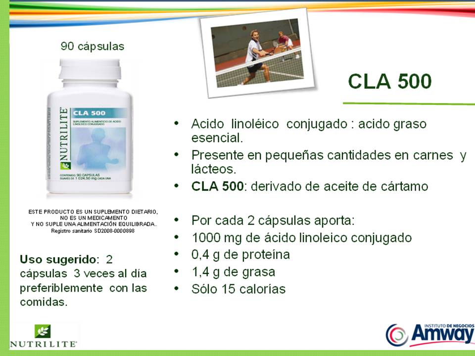 CLA 500 CUIDA TU SALUD CON NUTRILITE