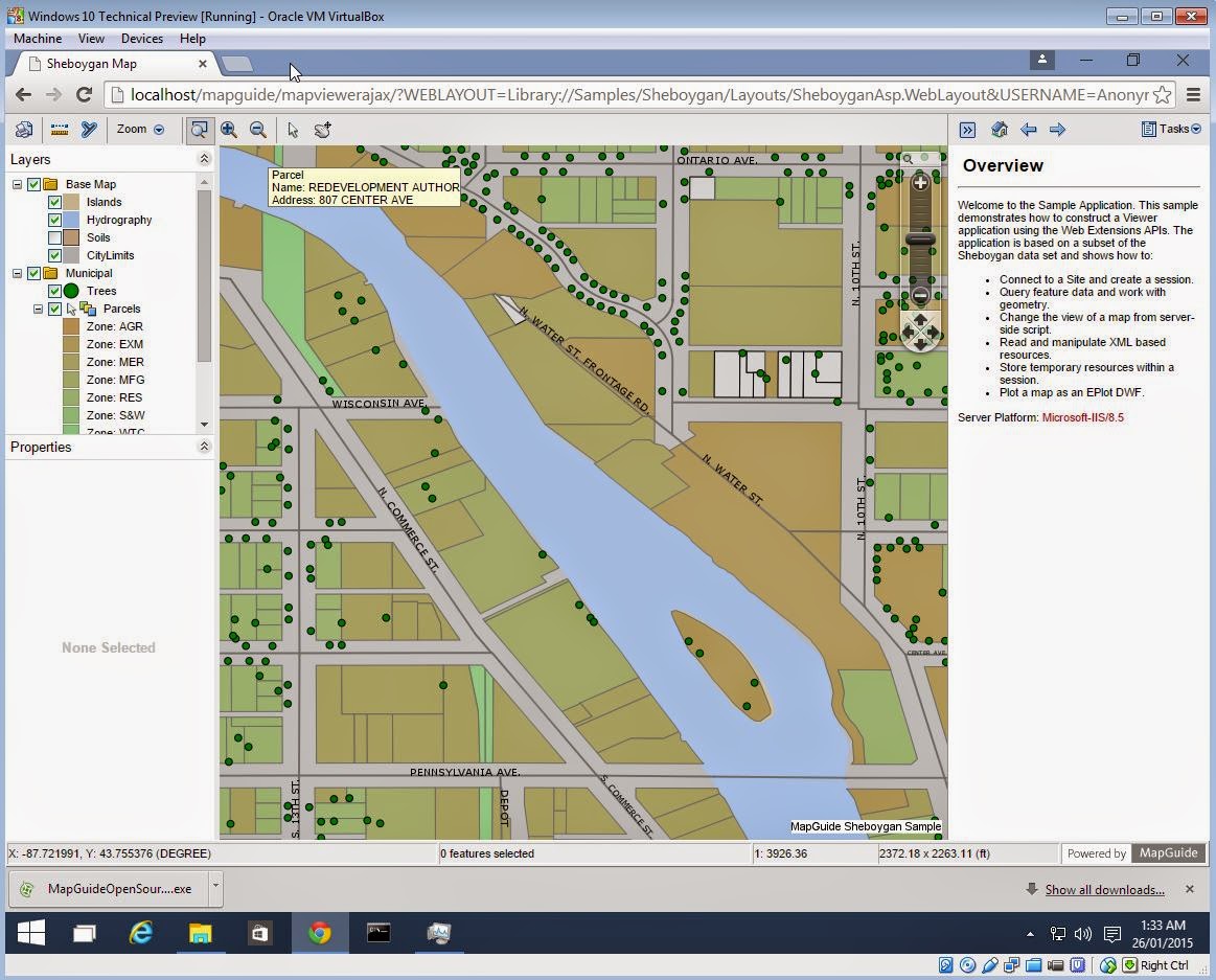 The Map Guy(de): MapGuide on Windows 10