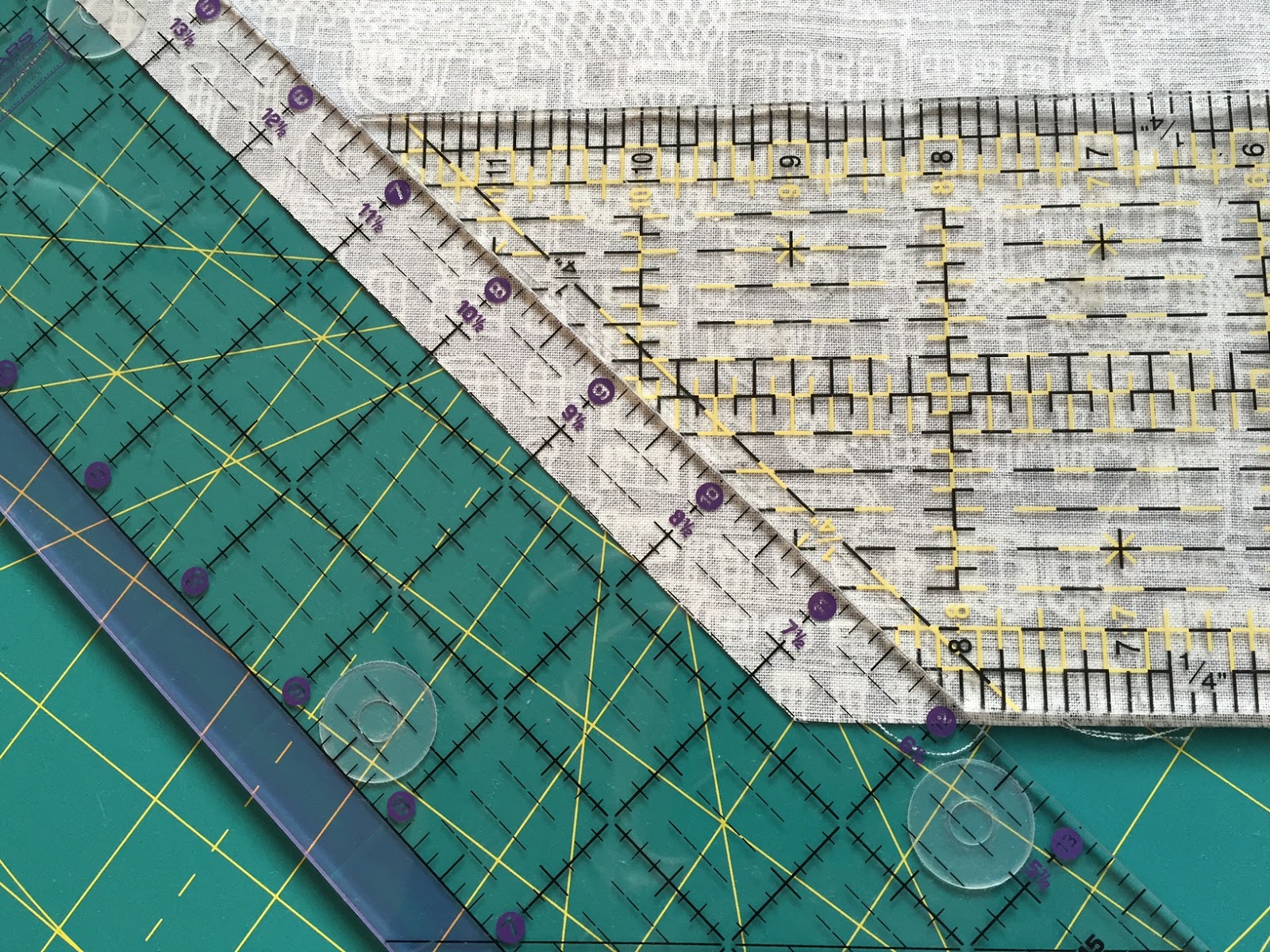 Stitching With 2 Strings "Martha's Roses" and How to Make Fusible Bias