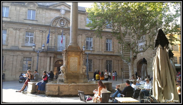 Aix en provence promenade place fontaines, ue faire à Aix en Provence week-end