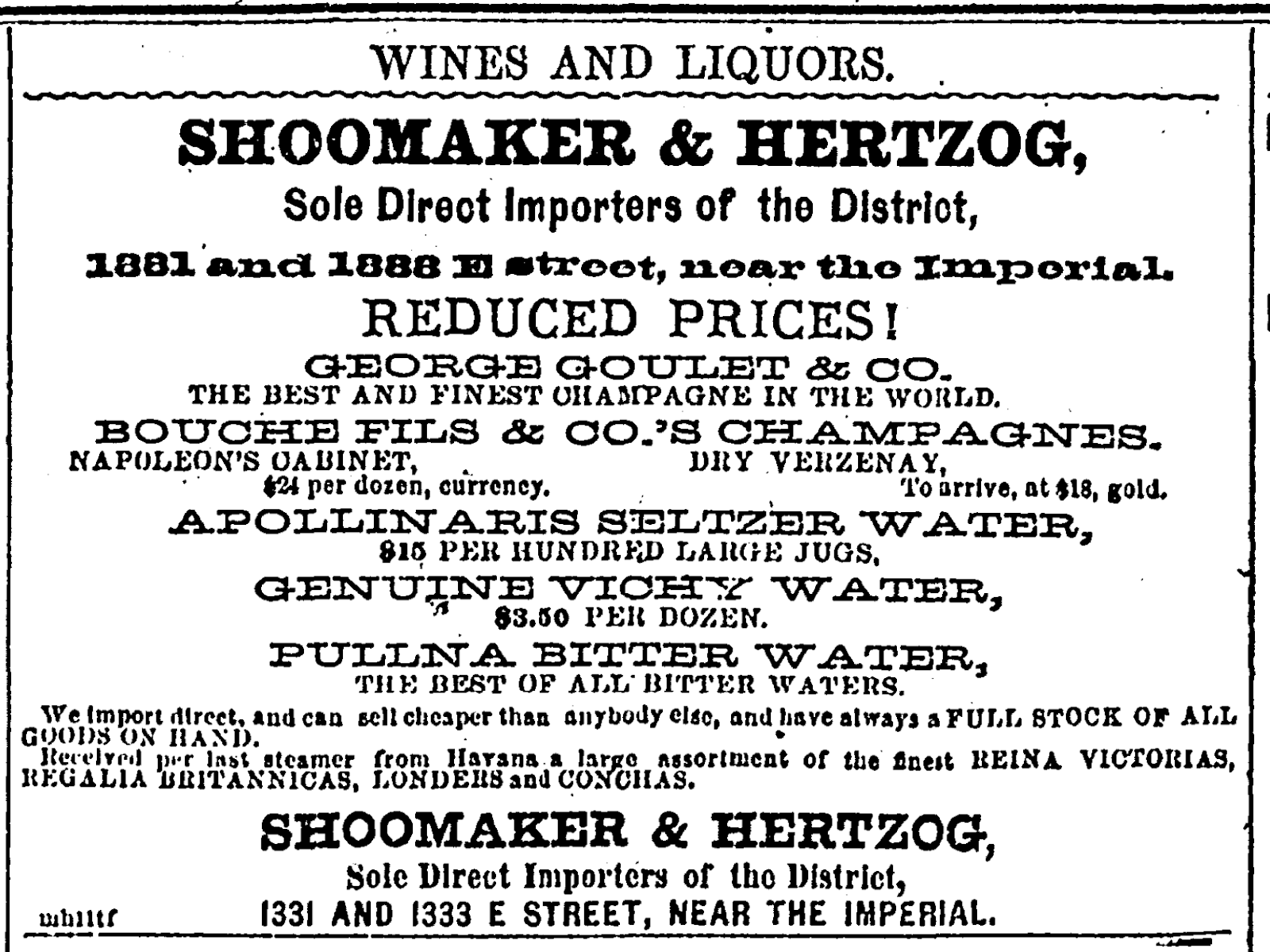 A Closer Look Washington's Notorious Rum Row, circa 1880