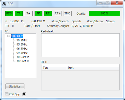 RDS data in FMPlayer RTL2832U