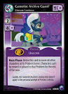 My Little Pony Canterlot Archive Guard, Literate Lookout Canterlot Nights CCG Card
