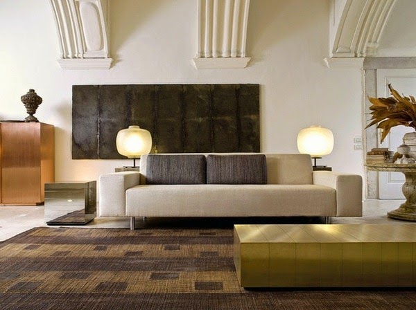 Modern neutral living room colors design