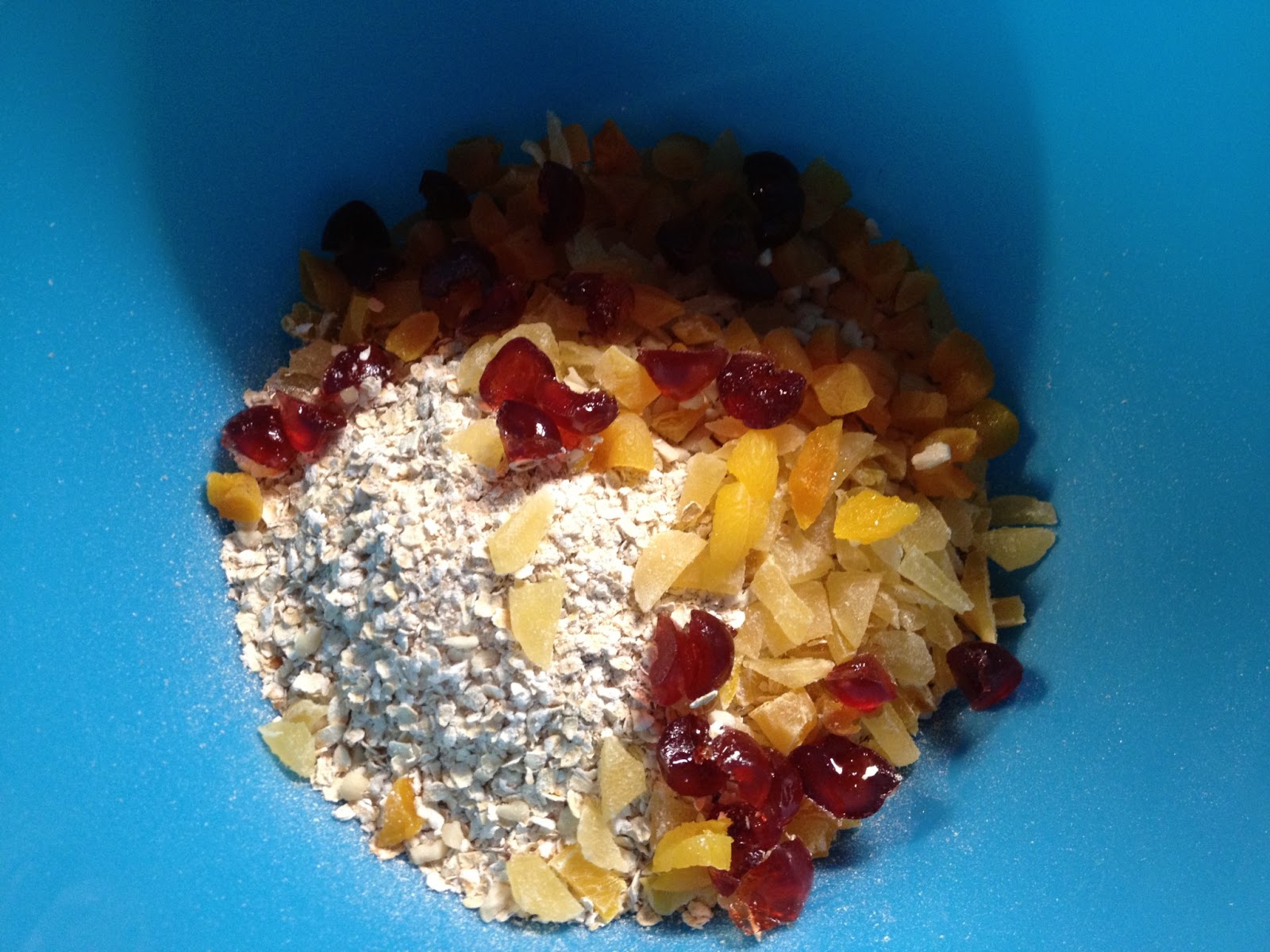 A Kick At The Pantry Door Honey, Fruit and Nut Flapjacks