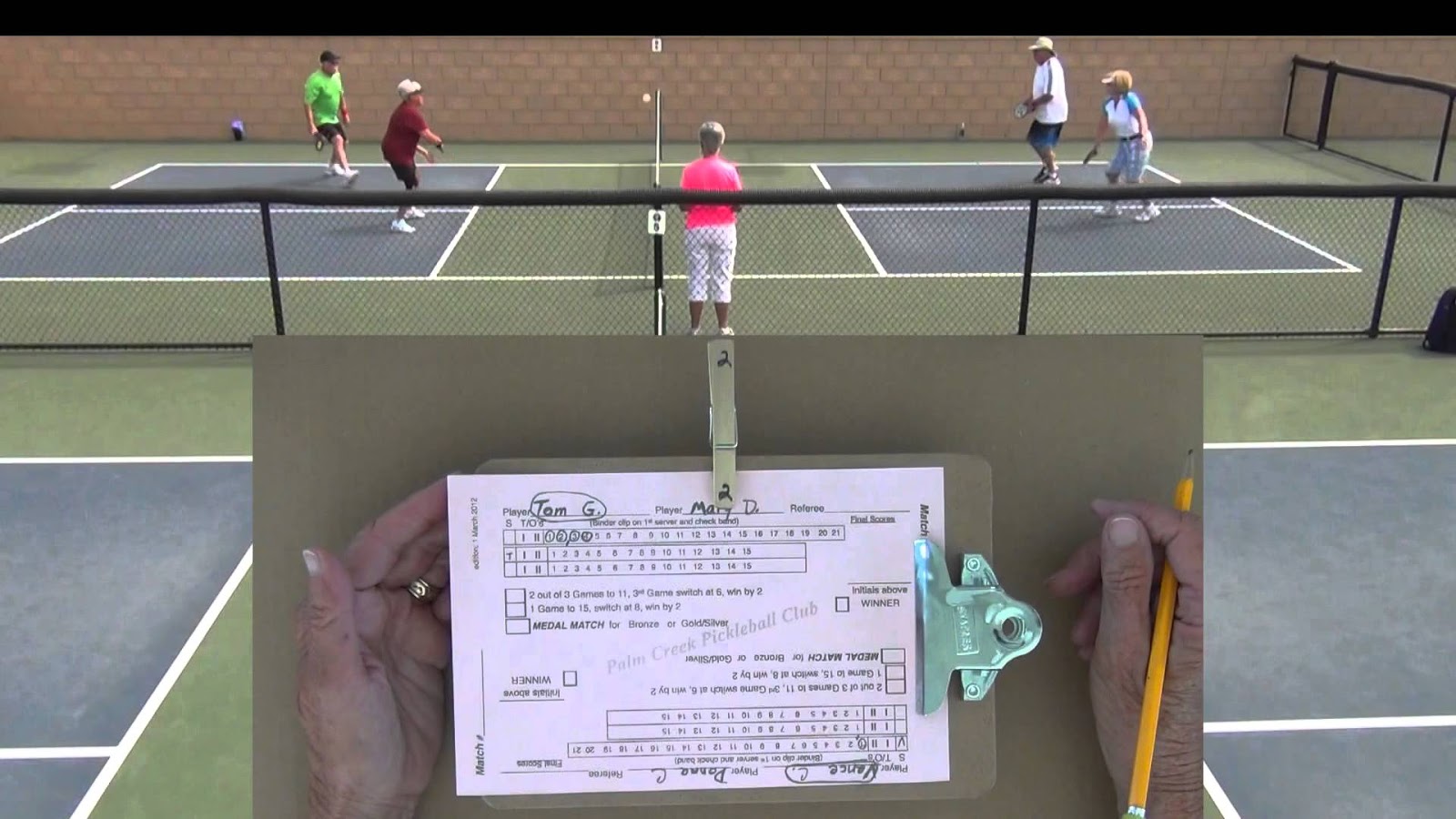 A Pickleball Life Referee Training in Hendersonville