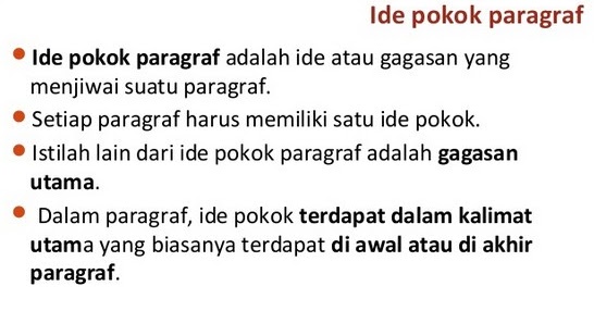 Mengidentifikasi Wangsit Pokok Pikiran Utama Suatu Paragraf Dan Contohnya Mindut Mengidentifikasi Wangsit Pokok Pikiran Utama Suatu Paragraf Dan Contohnya Mindut