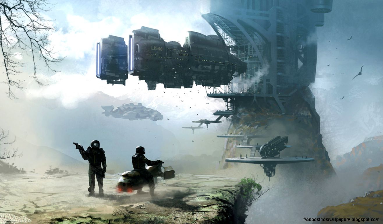 Environment Futuristic on Pinterest  Cyberpunk Concept Art and