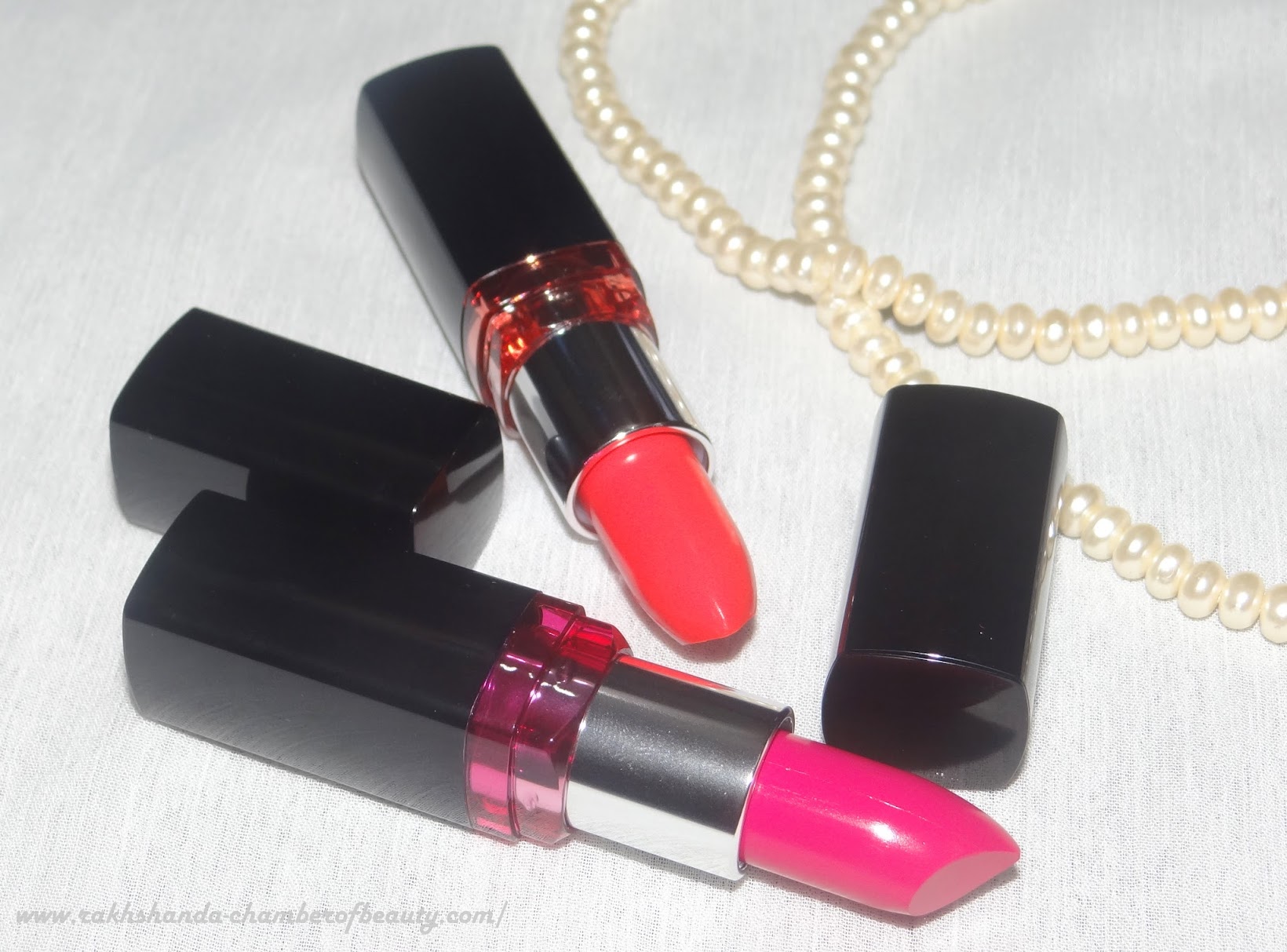 Maybelline NY Color Show Lipsticks- Review, swatches & price in India, Intense Fashionable lipcolor, Indian Beauty blogger