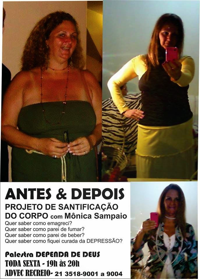 PROJETO DE SANTIFICAÇÃO DO CORPO - com Mônica Sampaio - Eliminei 30 quilos!
