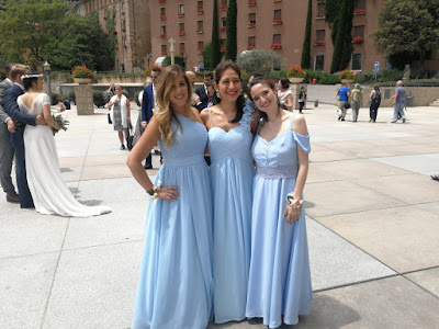 damas de honor bridesmaids dresses vestido handmade wedding skyblue azul cielo modistilla de pacotilla kew dress nina lee london handmade 